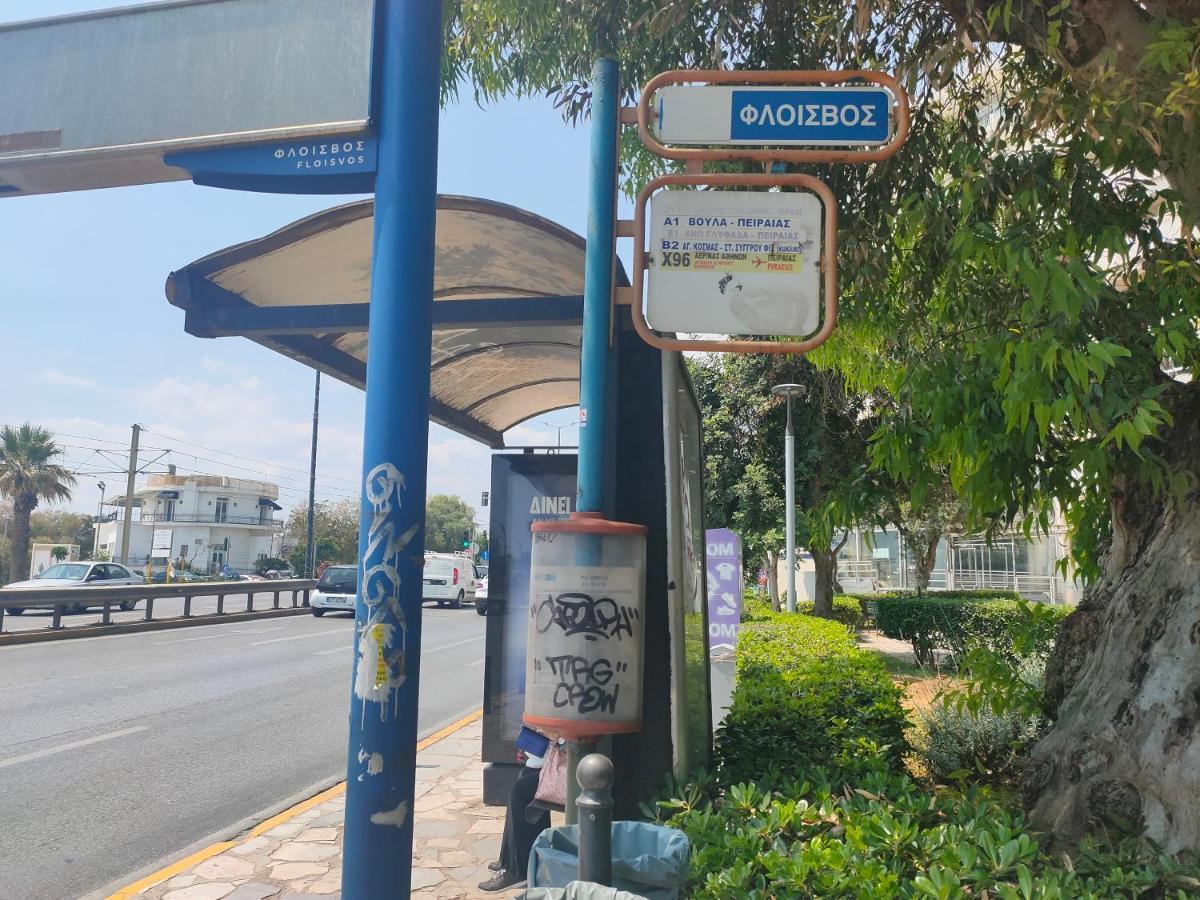 Athens Riviera Apt With Seaview, 15' To Acropolis מראה חיצוני תמונה